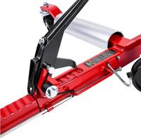 Cric de pneu hydraulique avec roues Positionnement du véhicule Chariot de roue de voiture en acier avec capacité de pédale à cliquet Chariot de voiture de véhicule