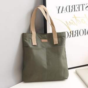 Bolsos de compras de lona plegables <span class=keywords><strong>para</strong></span> mujer, con cierre de cremallera, gran capacidad, tacto de alta gama, <span class=keywords><strong>para</strong></span> uso diario y transferencia de calor - Product Image 2