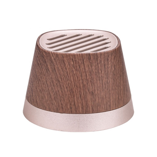 New Mini Wood Grain Magnetic Speaker with Wireless Portable Charging Music Player