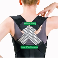 Correcteur de posture réglable pour les épaules et le dos, pour femmes et hommes