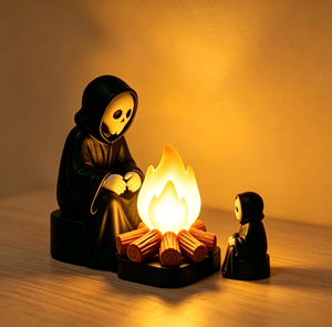 Lampada Notturna USB Creativa in Resina Completamente Personalizzabile, Regalo di Halloween, Simpatico Dio della <span class=keywords><strong>Morte</strong></span>, Babbo Natale Luminoso, Fiocco di Neve, Sabbia - Product Image 5