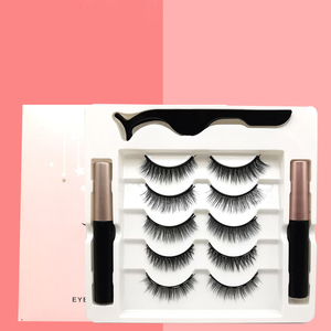 Flash Bán Đen Từ Lông Mi Giả Với <span class=keywords><strong>Applicator</strong></span> Kích Thước Mẫu Mềm Hight Chất Lượng Từ Lông Mi - Product Image 2