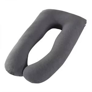 カスタムスーパーソフトグレーコットンカバーU字型フルボディマタニティ枕妊娠枕OEKO-TEX認定 - Product Image 3