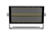 Projecteur LED 500W RGB 3-en-1 avec Stroboscope, Prise en Charge DMX512 et Contrôle Sonore, 60 Segments RGB + 100 Segments Lumière Ambre, Lumière Blanche Brillante