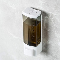 HF 250ml Manuel ABS Distributeur De Shampooing En Plastique Conteneur De Gel Douche Distributeur De Savon Liquide pour Salle De Bains