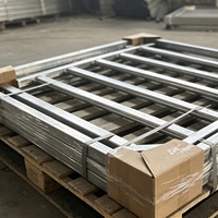 Clôture de ranch économique YC pour bétail, panneaux de clôture en acier galvanisé durables, anti-corrosion, panneaux de clôture soudés pour bétail