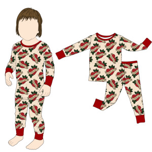 Qingli OEM Fábrica Personalizada SIN Tarifa Conjunto de <span class=keywords><strong>2</strong></span> Piezas Cómodo de Manga Larga con Estampado Temático de <span class=keywords><strong>Amor</strong></span> para Niñas de Otoño - Product Image 5
