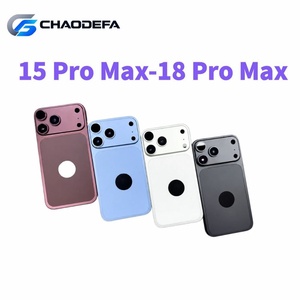 Kit de conversion DIY pour iPhone 15 Pro Max, mise à niveau vers 18 Pro Max, verre arrière, cadre métallique, assemblage complet avec petites pièces - Product Image 1