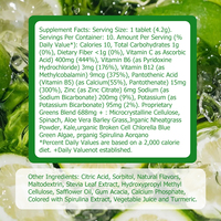 Comprimés effervescents au citron et au citron vert, saveur naturelle, directement de l'usine, avec vitamine B12, stimule le métabolisme, renforce l'immunité