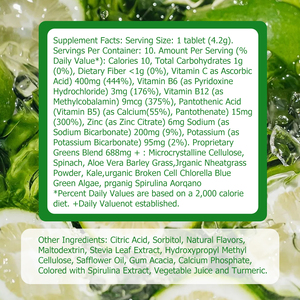 Factory Direct Lemon <b>Lime</b> Natural Flavor Effervescent Tablets With Vitamin B12 Boosts Metabolic Rate Enhances Immunity - Product Image 2