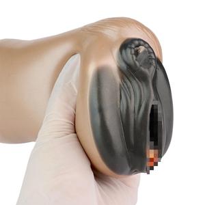 Animal Horse Male Master burter Cup Mit Zwei kanal, <span class=keywords><strong>Soft</strong></span> Liquid Silikon Tasche <span class=keywords><strong>Pussy</strong></span> Stroke <span class=keywords><strong>Sex</strong></span> Penis Übung - Product Image 2