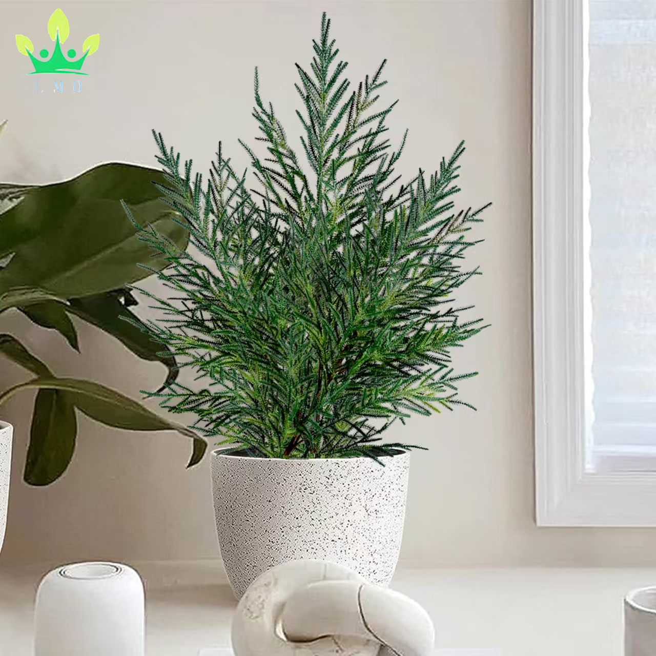 Knstliche Zeder 3FT Real Touch Norfolk Kiefer Topiary Baum fr Veranda Tr  Strucher Pflanzen Topf Home Offices Bauernhaus Dekoration