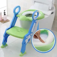 Bebê macio Toilet Trainer para As Crianças e as Crianças-Assento Treinamento Do Potty Passo e Passo
