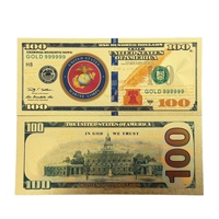 12 Model Uang Kertas Amerika Serikat yang Indah Berlapis Emas 24k untuk Hadiah