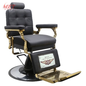 Chaise de barbier avec rotation à 360 degrés et repose-pieds réglable pour la coupe de cheveux, le rasage et le coiffage en salon - Product Image 6
