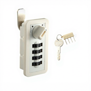 MK707 درج بلاستيكي أثاث صالة ألعاب رياضية ميكانيكية 4 أقفال خزانة رقمية مجموعة قفل مع مفتاح رئيسي - Product Image 1