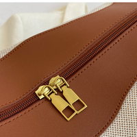 Sac à main en toile rétro pour femme DICHOS, grand sac de voyage à couleurs contrastées pour les courts trajets