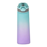 Bouteilles de sport sans BFA en Tritan+PP de qualité alimentaire, avec couvercle à ouverture rapide, paille intégrée, compatibles lave-vaisselle, pour le camping et la randonnée