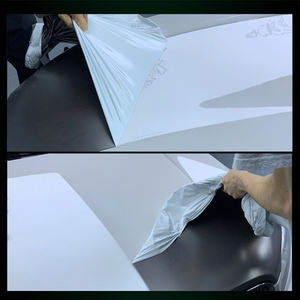 ملصقات سيارة من الفينيل, ملصقات 1.52*18 م باللون الأحمر المتوهج للغاية بتصميم معدني للسيارات - Product Image 3