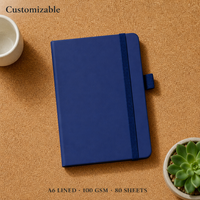 Carnets de notes A6 à couverture rigide en cuir PU, best-seller 2026-2027, pour le travail et l'usage quotidien professionnel