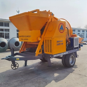 Varios Equipos Mecánicos: Bomba Mezcladora de Concreto Premezclado Portátil JBTS40 con Remolque para Construcción de Puentes - Product Image 2