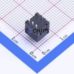 BTSA-N-P-12 Push Button Switch Through hole Component (THT) Switch No Lock Square Button Through Hole 50mA - Product Image 2