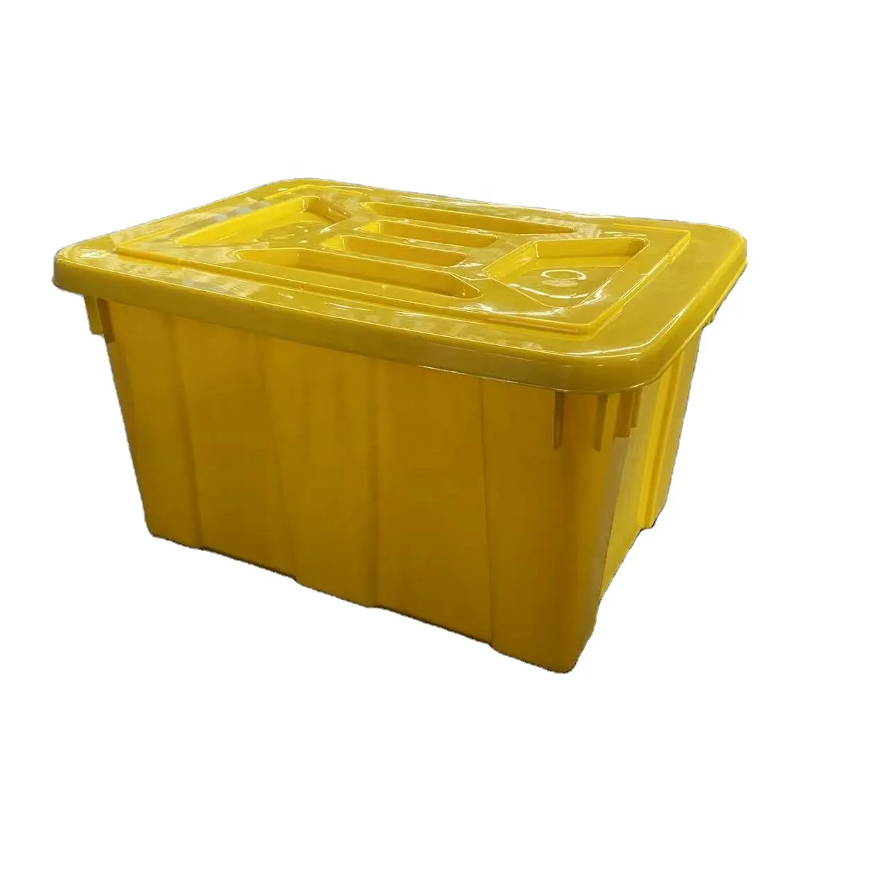 안전하고 안전한 포장을 위한 뚜껑이 있는 의료용 플라스틱 쌓을 수 있는 상자 상자 67X49X38cm