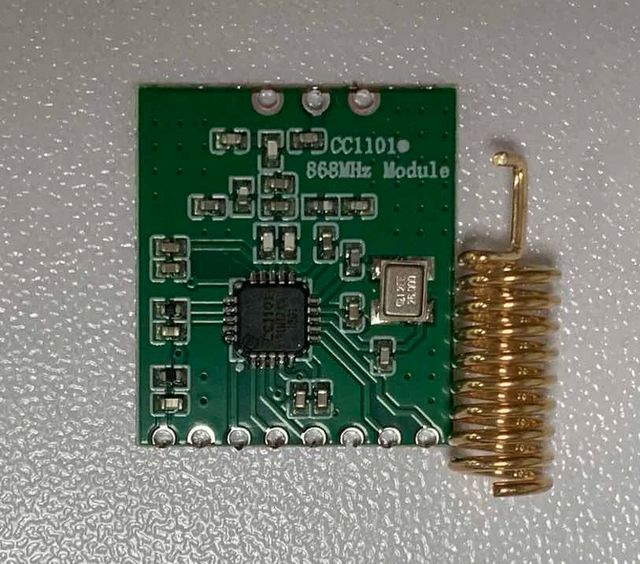 CC1101 Smart Industrial Wireless RF Communication Module SPI Transceiver Module 868MHz Compact Surface-Mount