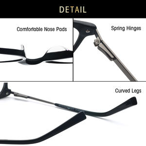 Lunettes rectangulaires minimalistes Grey Jack Eyewear, monture complète, anti-UV, unisexe, style coréen, 60009 - Product Image 5