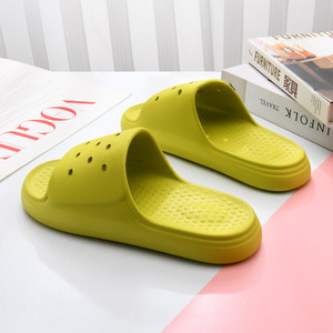 Sandales d'été pour femmes en EVA, antidérapantes, respirantes, pour l'intérieur et l'extérieur, légères, confortables, bout rond, couleur unie - Product Image 4