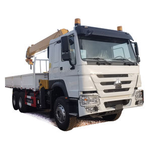 Sinotuck Howo NXマニピュレーター6x4 12トンクレーントラックマニピュレーター付きストレートブームトランスポータートラック - Product Image 3