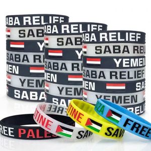 Bracelets en silicone personnalisés avec drapeau et textes gravés, couleur remplie, conception gratuite - Product Image 6