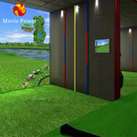 Simulador de Golf 3D para interior, sistema de entrenamiento profesional, a un precio excelente
