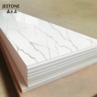 Panneaux en surface solide thermoformés JESTONE, prix des plaques en surface solide acrylique, panneaux muraux en pierre artificielle, matériau pur