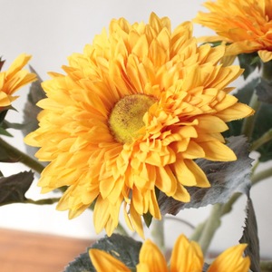 2026 Venta al por mayor de <span class=keywords><strong>flores</strong></span> artificiales populares, nuevo producto, girasol artificial de <span class=keywords><strong>mil</strong></span> capas para decoración de bodas y hogar - Product Image 5