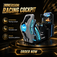 Simulateur de course VR à monnayeur, machine de jeu d'arcade, simulateur de conduite en réalité virtuelle pour centre de jeux d'amusement