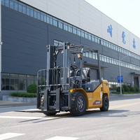 Chariot élévateur contrepoids industriel XCF30KT, aménagement ergonomique pour un travail continu en extérieur et en intérieur