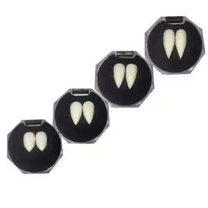 Dents de vampire zombie pour fête d'halloween Accessoires de mascarade parodie nouveau design Dents de vampire à vendre