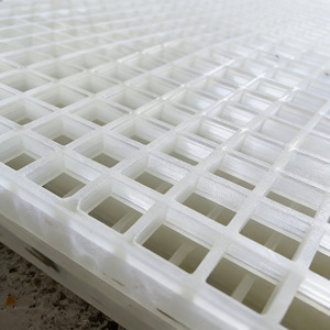 Rejilla de drenaje de fibra de vidrio FRP a medida para lavado de coches, rejilla de drenaje FRP, panel de suelo para pasillos - Product Image 3