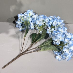 LUYI Fiori Artificiali in Seta Blu e Rosa, Ortensie Fatte a Mano per Matrimoni e Decorazioni Domestiche, Vendita all'Ingrosso - Product Image 4