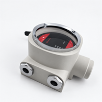 Boîtier d'indicateur de débitmètre usiné CNC sur mesure OEM blanc pour prototypage rapide, pièces de prototype d'enclôture d'instrument