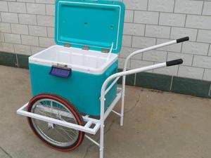 Carrito de Comida Móvil Pequeño para Restaurante, Bicicleta con Carrito para Catering - Product Image 3