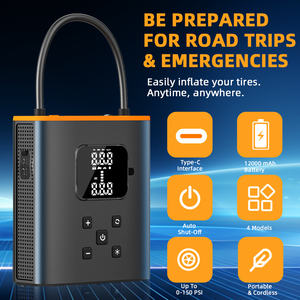 Arrancador de Baterías de Coche de 12V con Bomba de Aire Digital, Medidor de Presión de Neumáticos para Autos y Bicicletas, Certificación CE/FCC/ROHS - Product Image 5