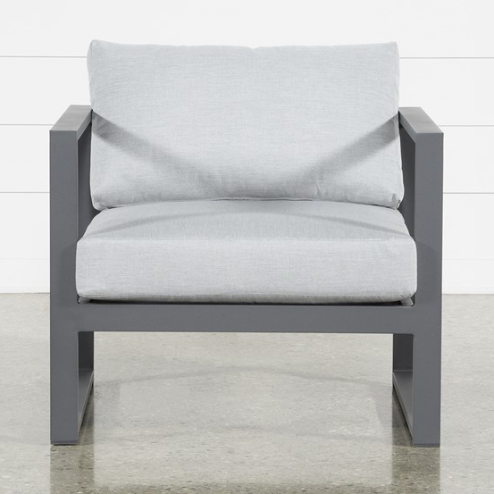 Garden high quality Meta aluminum alloy l chair  Outdoor Lounge Chair