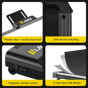 Mini CE chứng nhận tốc độ điều chỉnh điện đi bộ pad có thể gập lại di động dưới bàn Máy chạy bộ để sử dụng nhà - Product Image 2