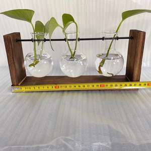 ชุด Terrariums ปลูก<span class=keywords><strong>ต้นไม้</strong></span>แบบตั้งโต๊ะ,ที่วาง<span class=keywords><strong>กระถาง</strong></span>อากาศไฮโดรโปนิกส์พร้อมแจกันแก้วขาตั้งไม้โลหะหมุนได้สำหรับตกแต่งบ้านสำนักงาน - Product Image 4