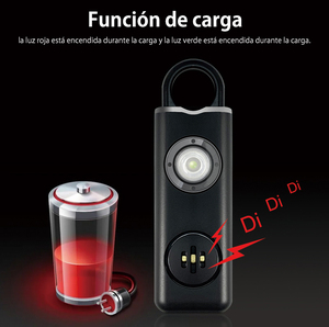 Llavero de la alarma de la autodefensa del niño de la alarma de seguridad personal anti-ataque al por mayor 130Db - Product Image 5