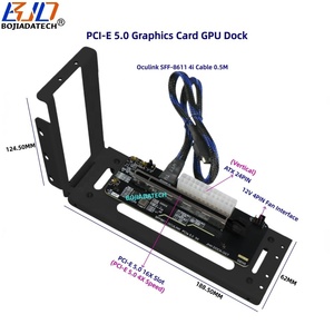 Oculink การ์ดจอ GPU Dock ภายนอก, แท่นวาง egpu เคส PCI-E PCIe 5.0ช่องเสียบ16X การ์ดอะแดปเตอร์24PIN พร้อมสายข้อมูล SFF-8611 4i - Product Image 2