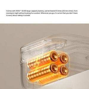 OEM Design 14000Mah <b>Battery</b>-<b>powered</b> Rechargeable Lunch Box Portable Travel Cordless <b>Heated</b> Food Warmer for Outdoor - Product Image 5