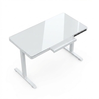 Support d'écran en verre moderne, extensible et écologique, pour bureau, avec fonction assis-debout, usage commercial
